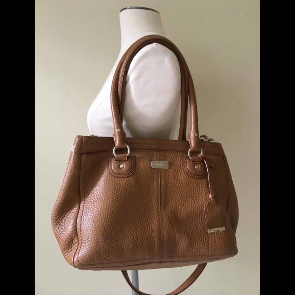 Cole Haan Village East to West Leather Satchel Bag